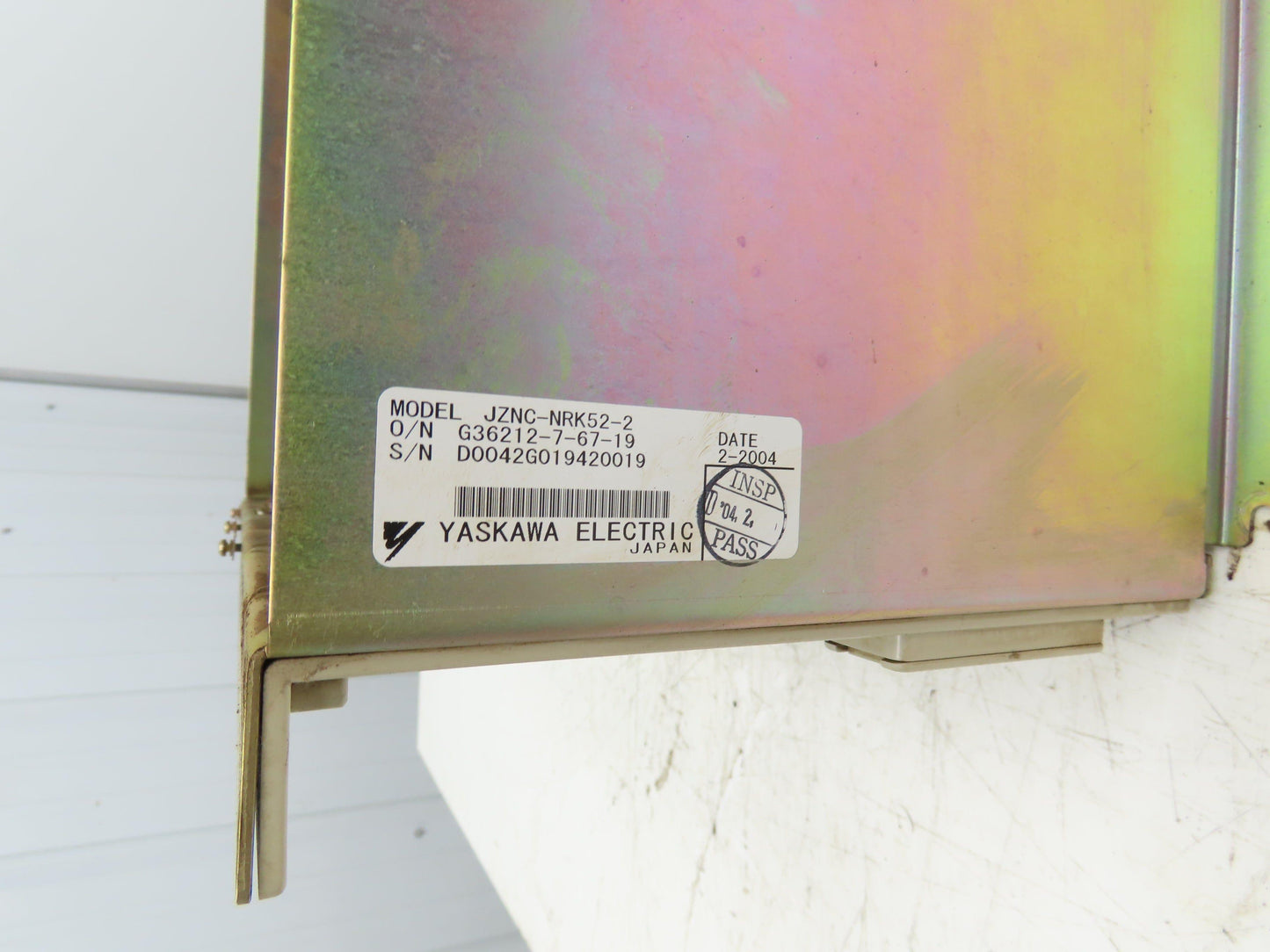 Yaskawa JZNC-NRK01-1 Chassis Interface Card Rack