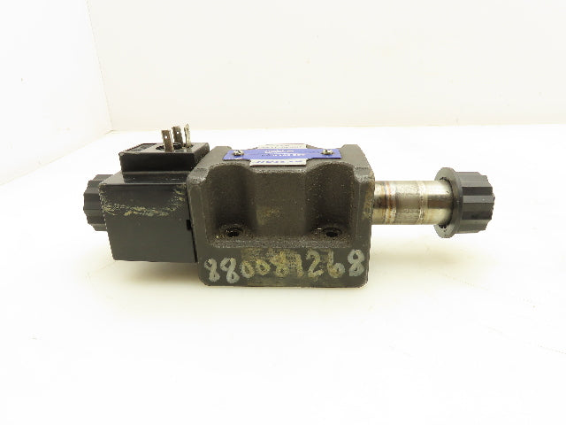 Hystar DSG-3C4-N-03 Hydraulic Spool Solenoid Valve 4/3 Type 110V Missing Coil
