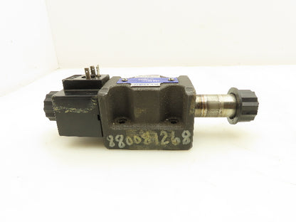 Hystar DSG-3C4-N-03 Hydraulic Spool Solenoid Valve 4/3 Type 110V Missing Coil