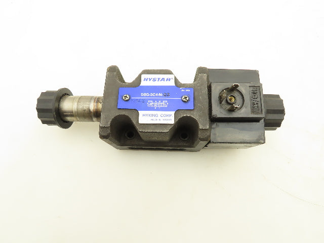 Hystar DSG-3C4-N-03 Hydraulic Spool Solenoid Valve 4/3 Type 110V Missing Coil