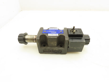 Hystar DSG-3C4-N-03 Hydraulic Spool Solenoid Valve 4/3 Type 110V Missing Coil