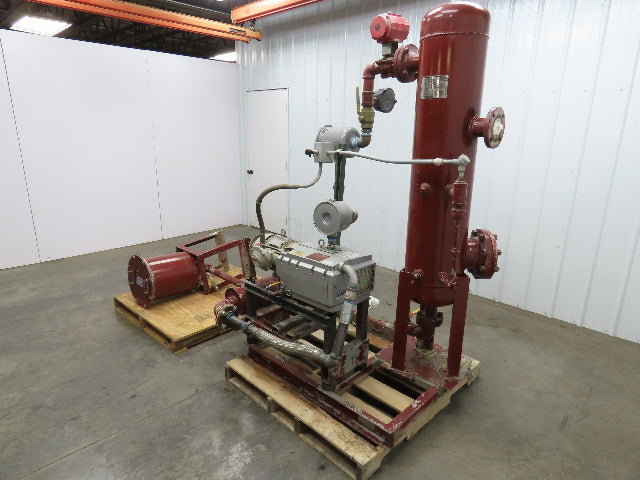 Becker U4100SA/K Rotary Vane Vacuum Pump 3 mbar 5Hp 230/460V Inlet Outlet Tanks