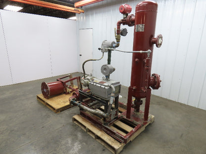Becker U4100SA/K Rotary Vane Vacuum Pump 3 mbar 5Hp 230/460V Inlet Outlet Tanks