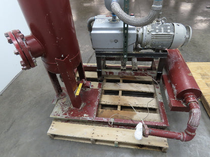 Becker U4100SA/K Rotary Vane Vacuum Pump 3 mbar 5Hp 230/460V Inlet Outlet Tanks