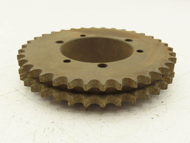 Martin D40SK36 Sprocket # 40 Bushed Double Roller 36 Teeth 2-3/16" Stock Bore