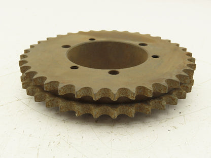 Martin D40SK36 Sprocket # 40 Bushed Double Roller 36 Teeth 2-3/16" Stock Bore