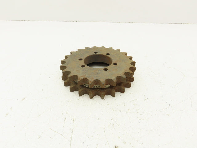 Martin D60SDS22H Sprocket # 60 Bushing Bore Double Roller 22 Teeth