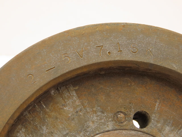 Dodge 2/5V7.1SK 2-Groove Pulley Sheave 5V Belt Size 7.1" Diameter 2-13/16" Bore