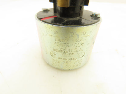 P&S Legrand 21426 Power-Lock Interrupting Plug 30A 3P 4W 600VAC  Lot of 2