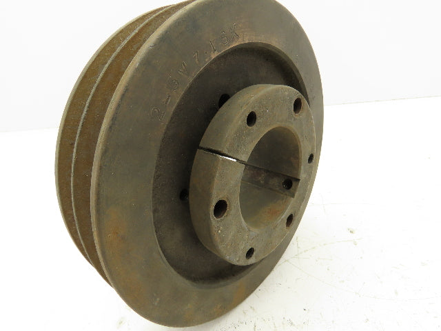 Dodge 2-5V7.1SK 2-Groove Pulley Sheave 5V Belt Size 7.1"OD SK QD Bushing