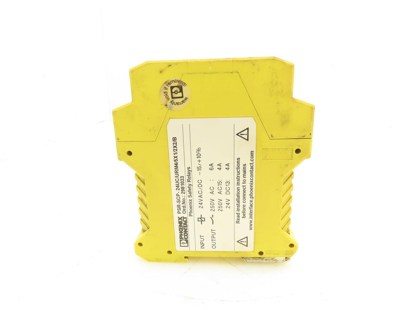 Phoenix Contact PSR-SCP-24UC/URM4/5X1/2X2/B Safety Relay Lot of 6