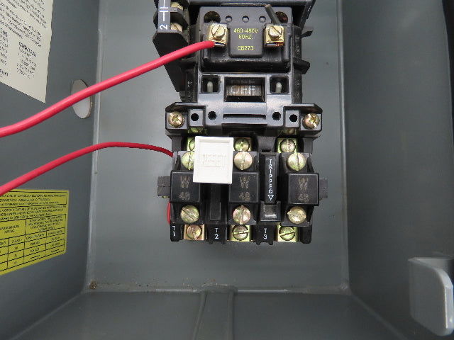 Allen Bradley 509-AJB Magnetic Motor Starter 3 Pole 18A 480V Coil Sz0 Nema 3R,12