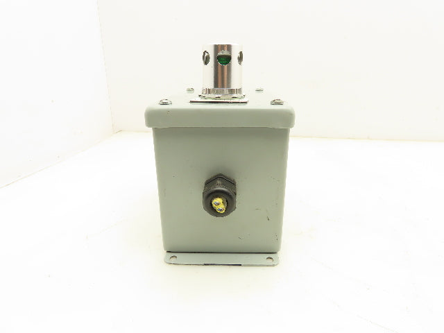 Hoffman E2PBX Pushbutton Enclosure W/Illuminated Blue Green Pushbuttons Nema 13