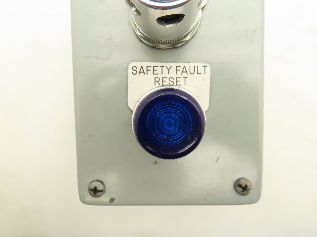 Hoffman E2PBX Pushbutton Enclosure W/Illuminated Blue Green Pushbuttons Nema 13