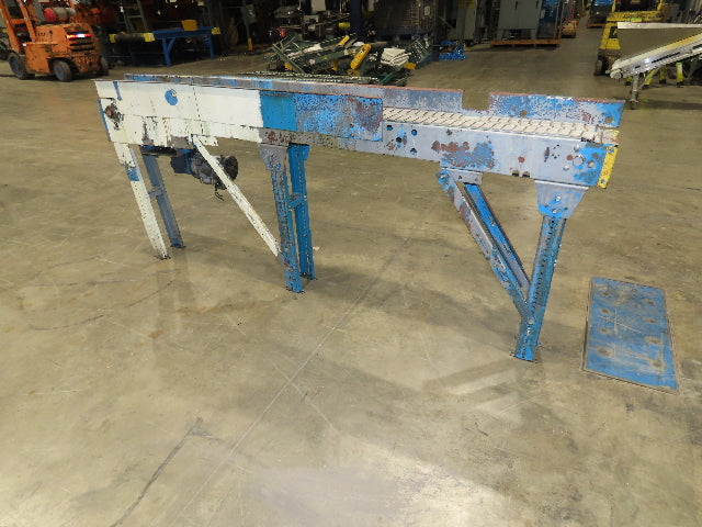 New London Engineering 7.5"x 8' 8" Plastic Tabletop Belt Conveyor 32 FPM 460V