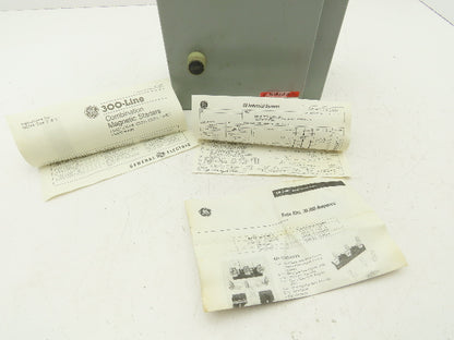 GE CR308B1 2RABAAA 300- Line Control Motor Starter Combination Size 1 600V 18A