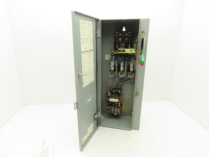 GE CR308B1 2RABAAA 300- Line Control Motor Starter Combination Size 1 600V 18A
