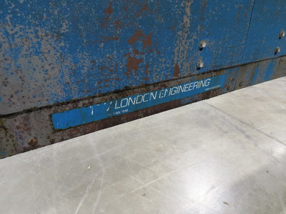 New London Engineering 7.5"x12' Plastic Roller Belt Accumulating Conveyor 30 FPM