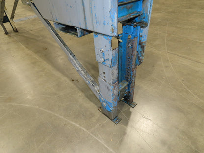 New London Engineering 8"x10' Plastic Roller Belt Accumulating Conveyor No Drive