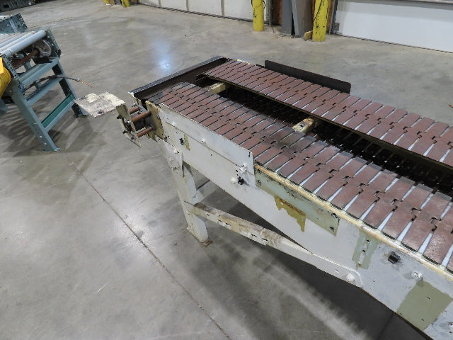 7.5"x 17' Steel Tabletop Double Belt Conveyor Side x Side Adj Height -No Drive