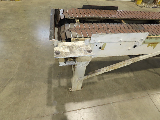 7.5"x 17' Steel Tabletop Double Belt Conveyor Side x Side Adj Height -No Drive