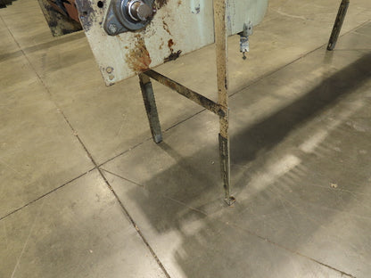7.5"x 17' Steel Tabletop Double Belt Conveyor Side x Side Adj Height -No Drive