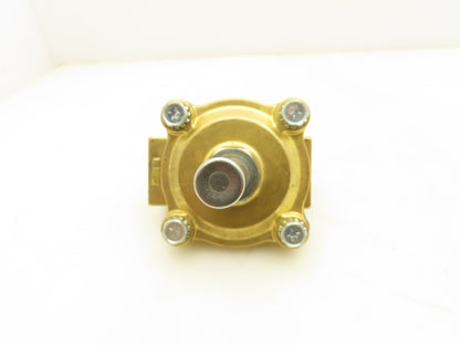 ASCO 2-Position, Normally Closed 1" Solenoid Valve Female 0.625"dia 2" Shaft
