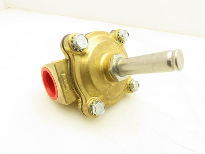 ASCO 2-Position, Normally Closed 1" Solenoid Valve Female 0.625"dia 2" Shaft