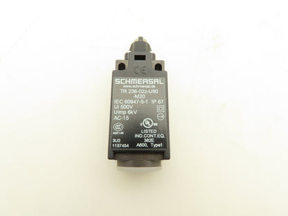 Schmersal TR 236-02z-U90-M20 Roller Plunger Limit Switch