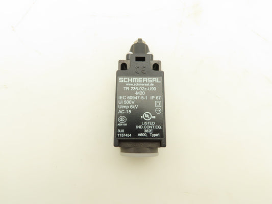 Schmersal TR 236-02z-U90-M20 Roller Plunger Limit Switch