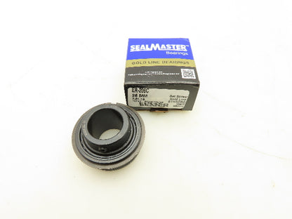 Sealmaster ER-205C Ball Insert Bearing Cylindrical Bore 25 mm ID