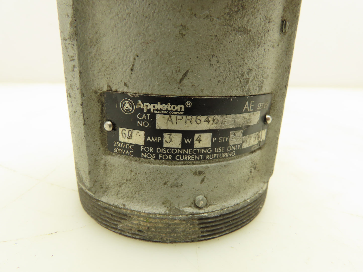 Appleton APR6462 Pin and Sleeve Female Connector 60A 3W 4P 600V Weatherproof
