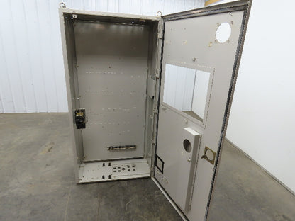 Freestanding Electrical Enclosure 1800x900x400mm Backplate 600x400mm HMI Cutout