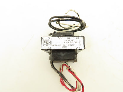 P&H Harnischfeger 75Z35D2 Industrial Control Transformer 220/480V 24V 20VA