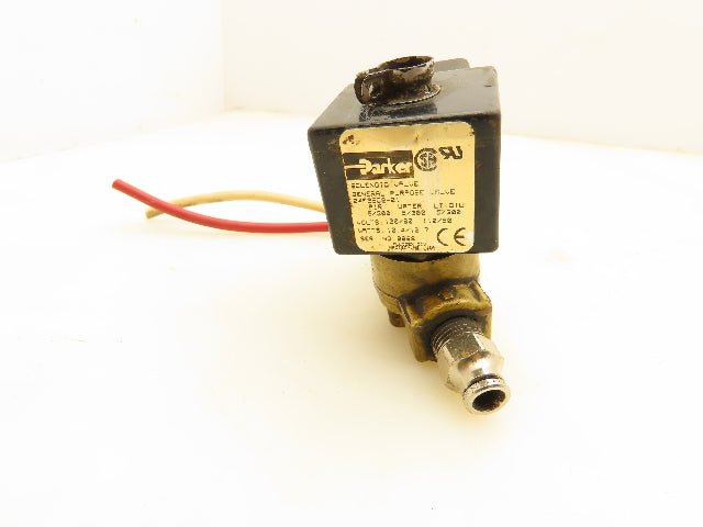 Parker 04F25C2-01 General Purpose Solenoid Valve 120V Coil 1/4"NPT NC