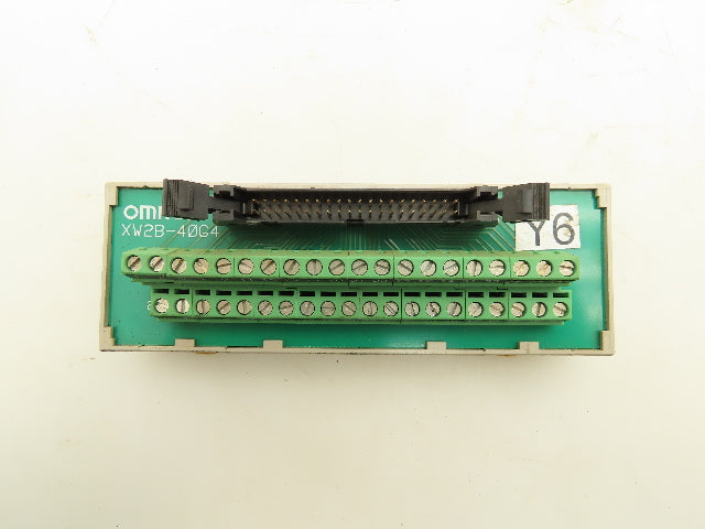 Omron XW2B-40G4 40 Pin Terminal Block Lot of 2