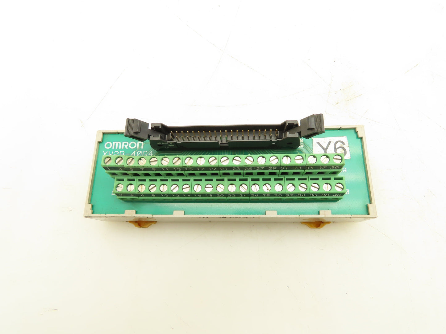 Omron XW2B-40G4 40 Pin Terminal Block Lot of 2