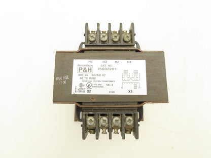 P&H Harnischfeger 75Q322D1 Industrial Control Transformer 300VA 240/480V 24V