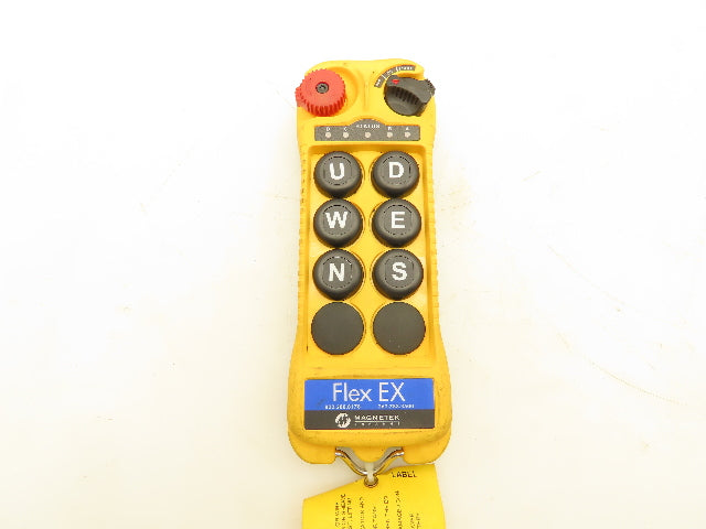 Magnetek FLEX 6EX Overhead Crane Hoist Radio Remote Control 6 Button