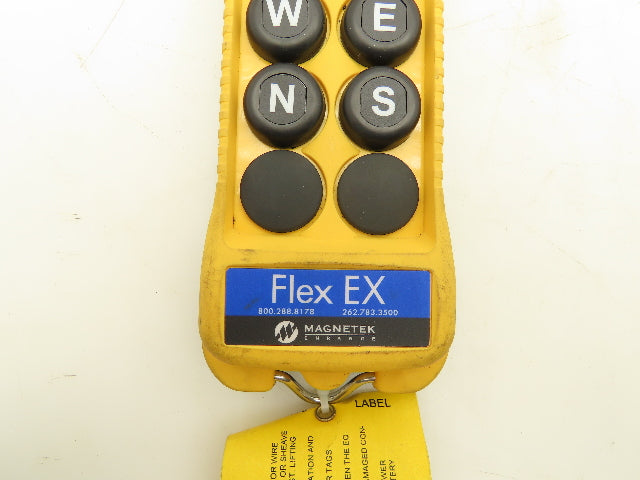 Magnetek FLEX 6EX Overhead Crane Hoist Radio Remote Control 6 Button