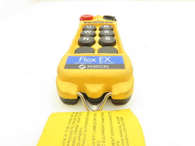 Magnetek FLEX 6EX Overhead Crane Hoist Radio Remote Control 6 Button