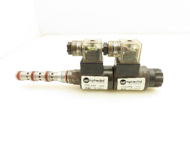Sun Hydraulics 770-224 Solenoid Valve Coils 24VDC With Valve Cartridge