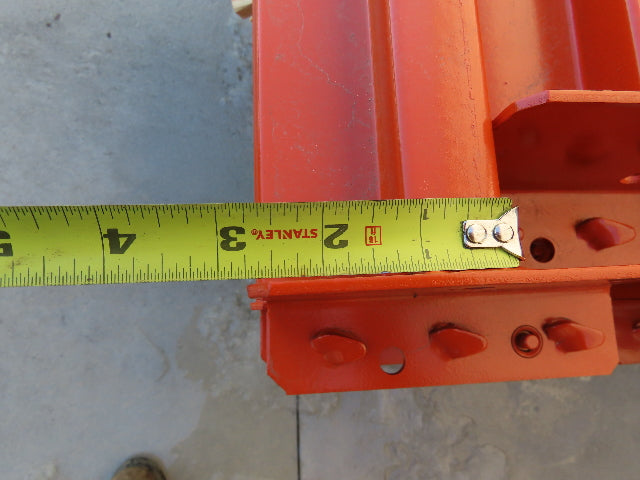 Interlake Teardrop Pallet Rack Racking Step Beam Crossmember 8' 96"x2-3/4"2440LB