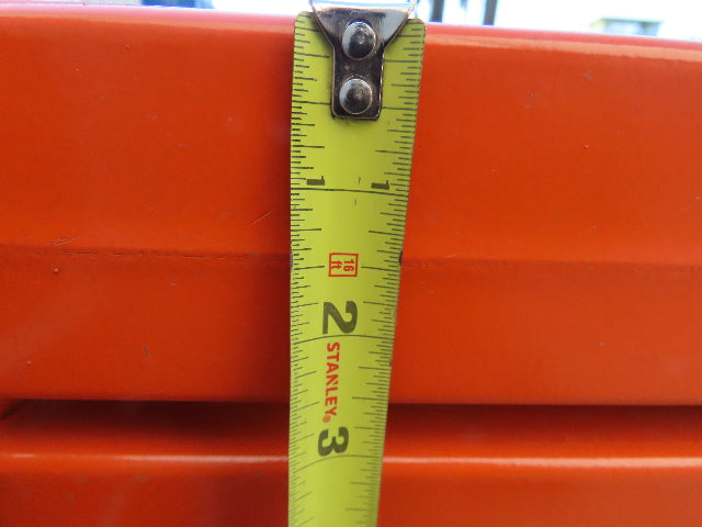 Interlake Teardrop Pallet Rack Racking Step Beam Crossmember 8' 96"x2-3/4"2440LB