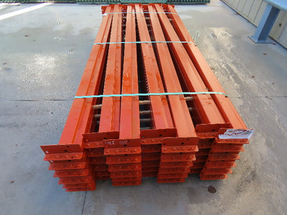 Interlake Teardrop Pallet Rack Racking Step Beam Crossmember 102"x4 1/2" 5650 LB