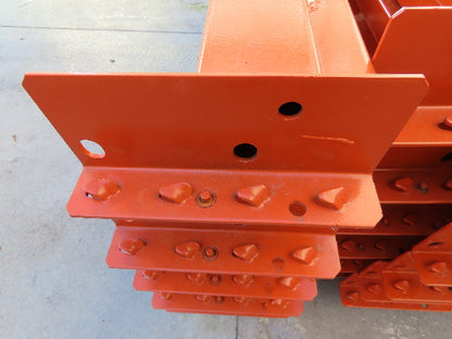 Interlake Teardrop Pallet Rack Racking Step Beam Crossmember 102"x4 1/2" 5650 LB