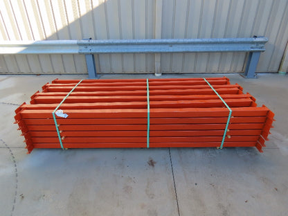 Interlake Teardrop Pallet Rack Racking Step Beam Crossmember 102"x4 1/2" 5650 LB