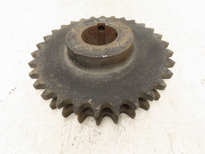 Martin D100B30 Double Roller Chain Sprocket 3" Keyed Bore