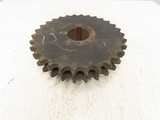 Martin D100B30 Double Roller Chain Sprocket 3" Keyed Bore