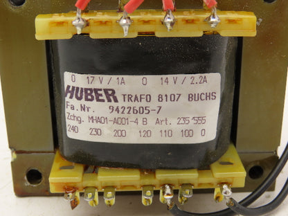 Huber TRAFO 8107 Transformer 120/240HV 14/17LV